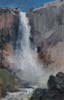 Nevada Falls - Oil on Panel 12x8